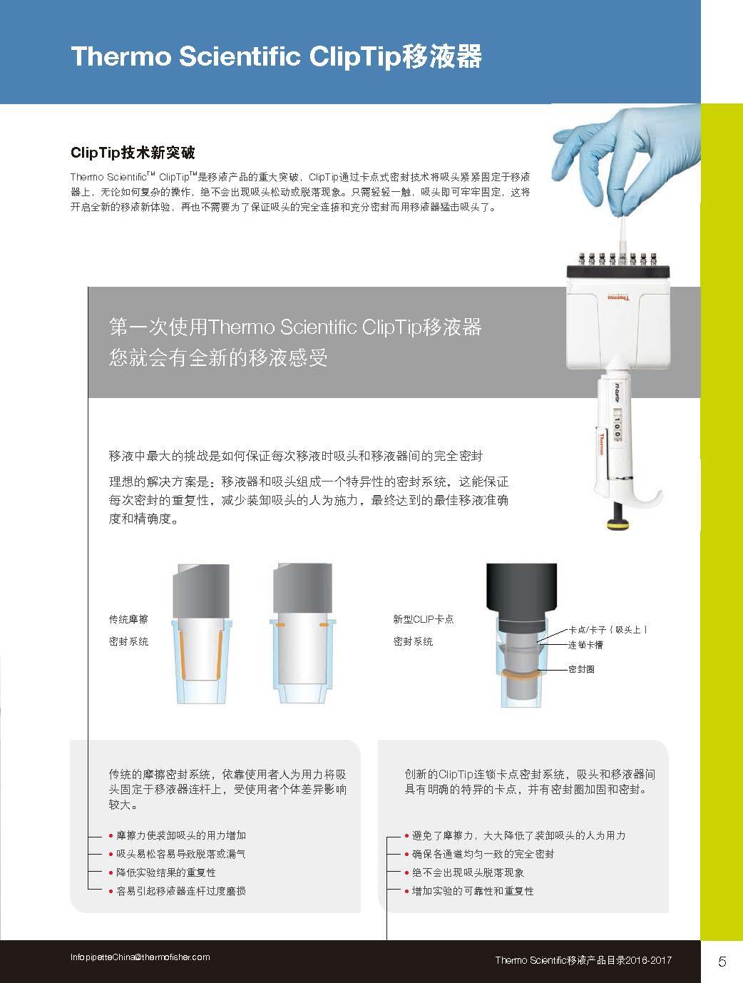 thermo scientific f1-cliptip八道移液器