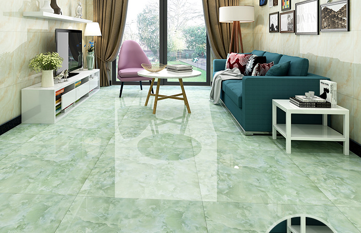 绿色超平釉瓷砖翡翠玉瓷砖800x800